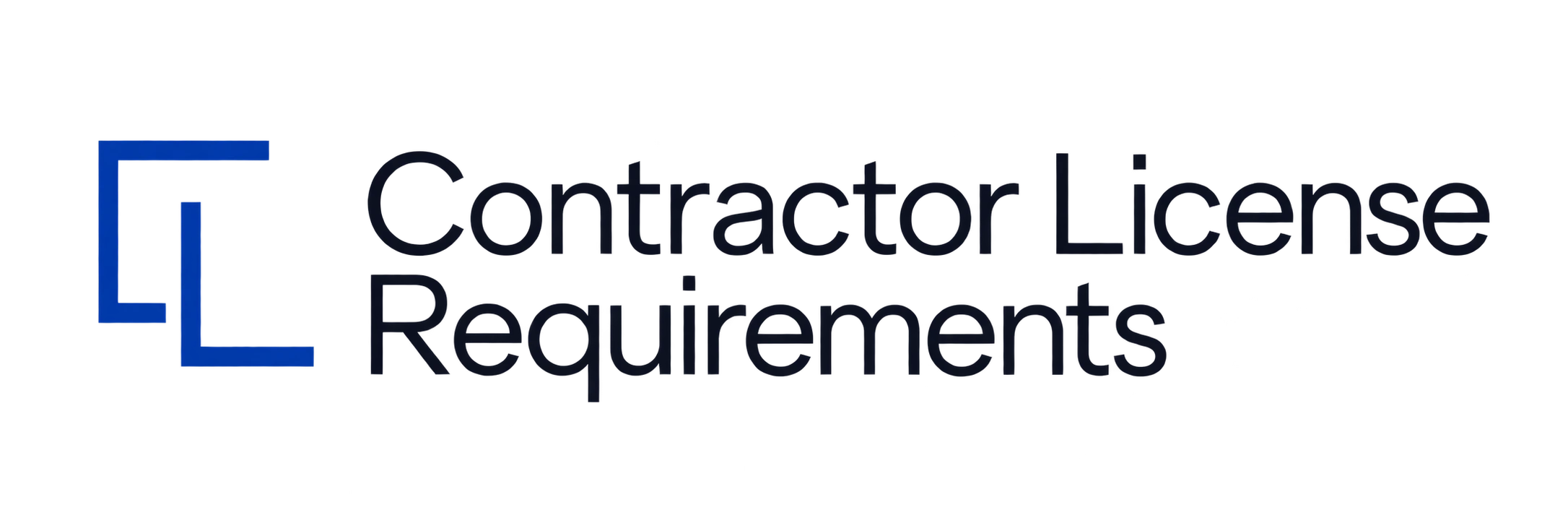 Contractor License Requirements